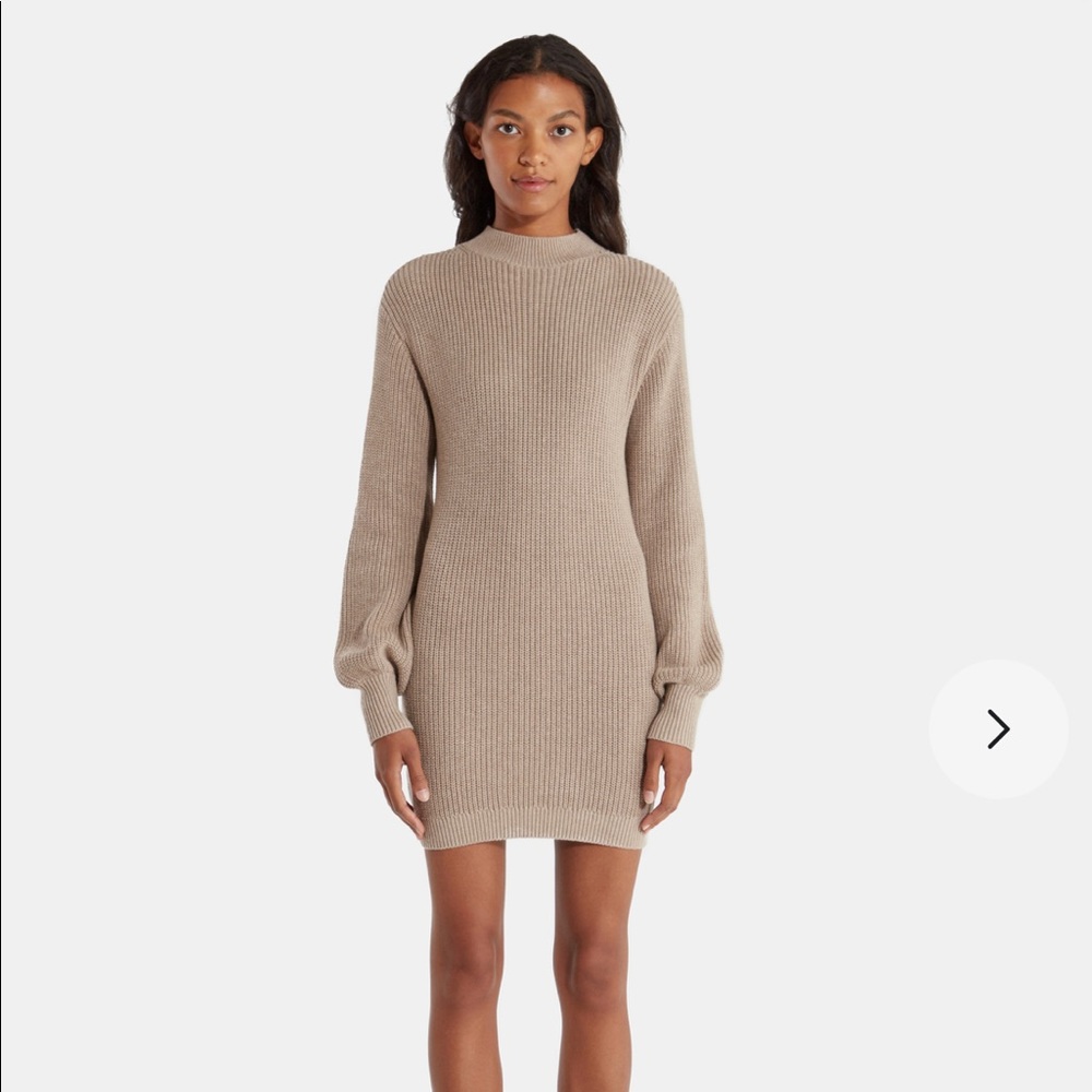 BILLIE THE LABEL/ rosas mock neck sweater dress